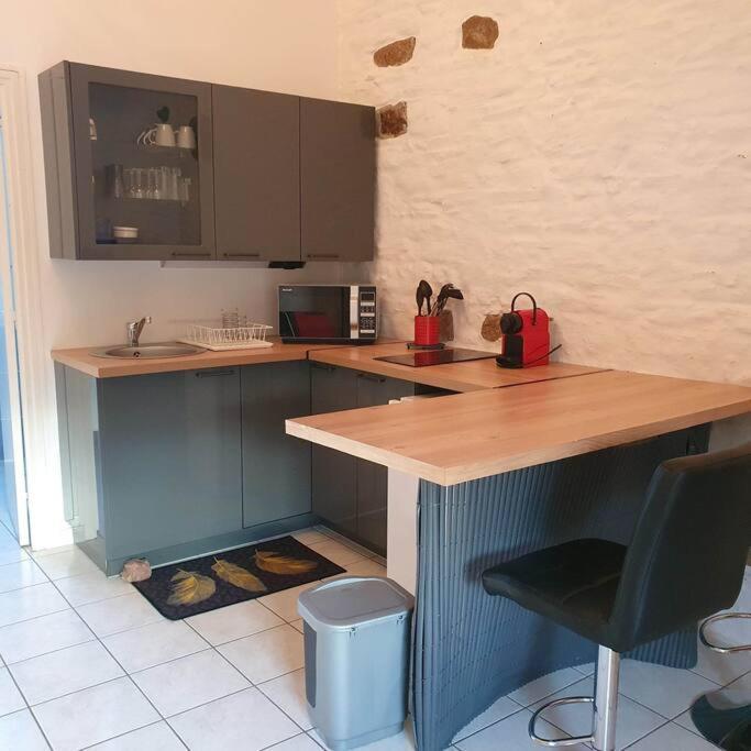 Studio Nid Cosy Avec Piscine Bonnemain Exteriör bild
